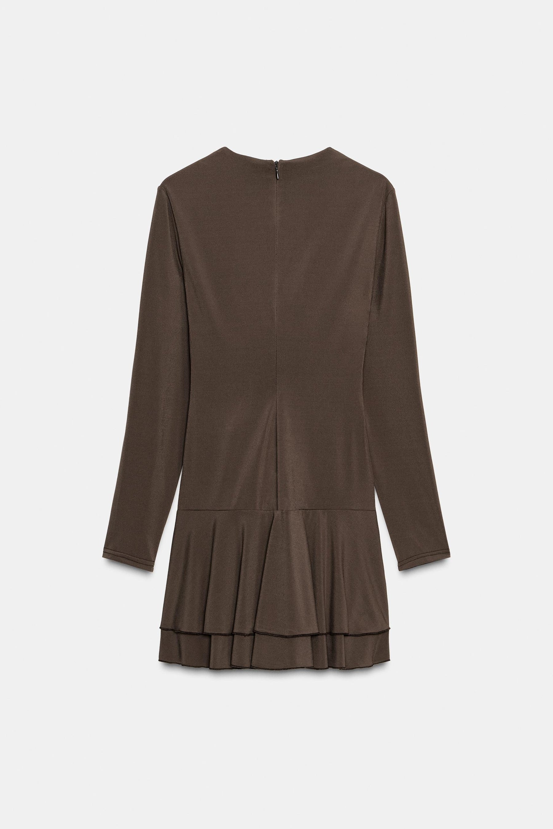 DRAPED WAIST PLAYSUIT DRESS - Image 5