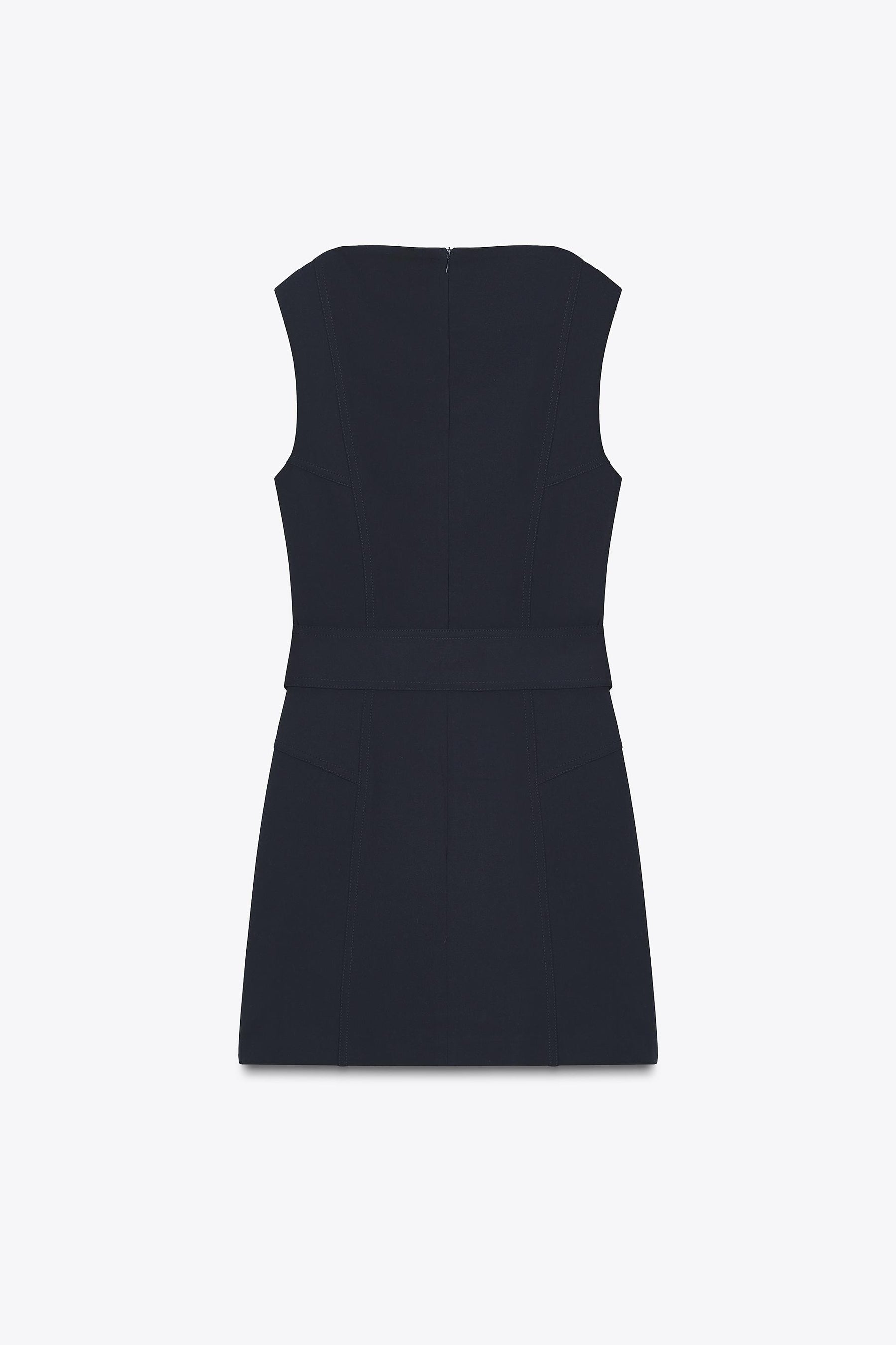 SHORT BELTED DRESS - Image 2