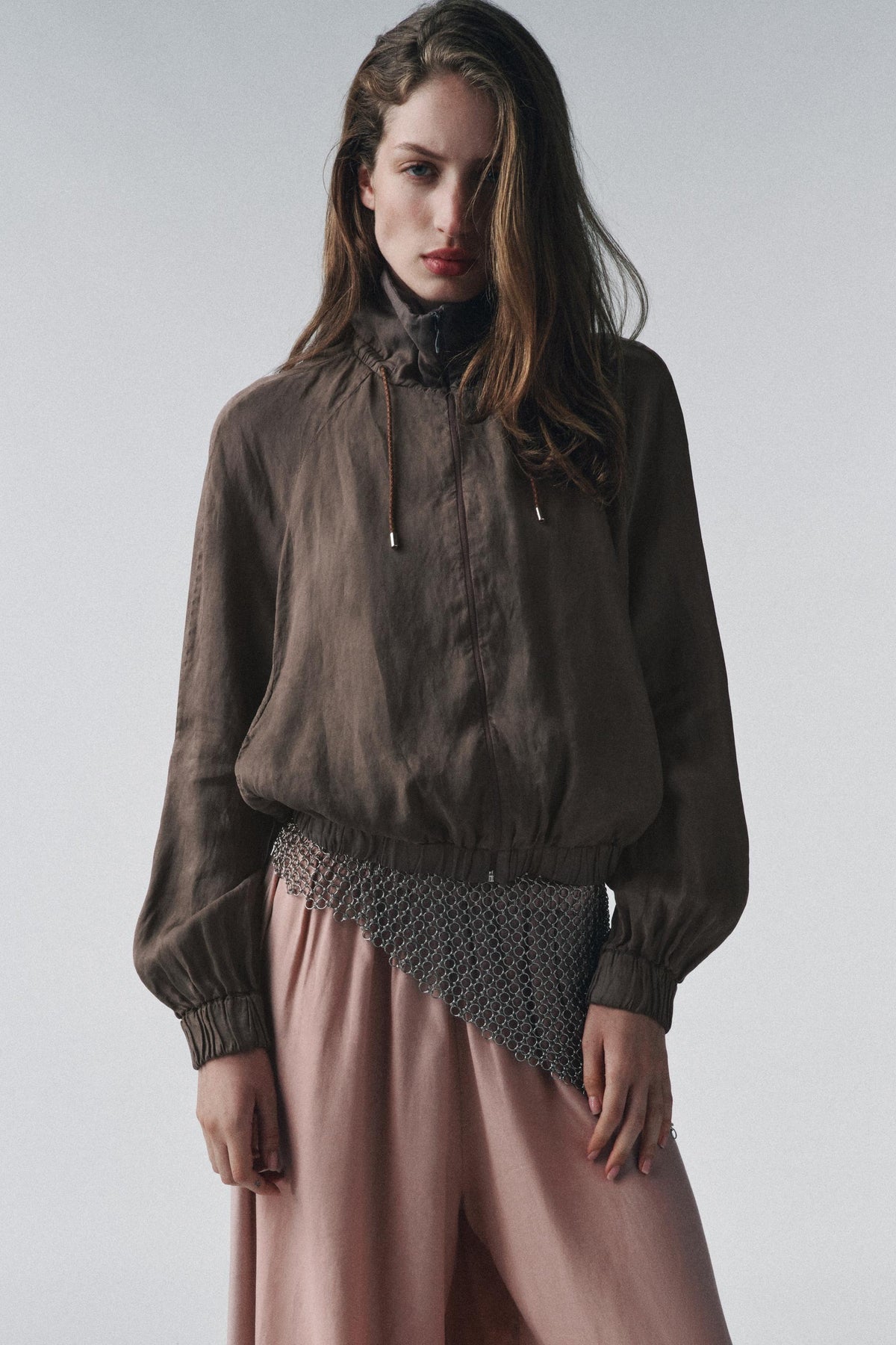 ZW COLLECTION FLOWY BOMBER JACKET - Image 2