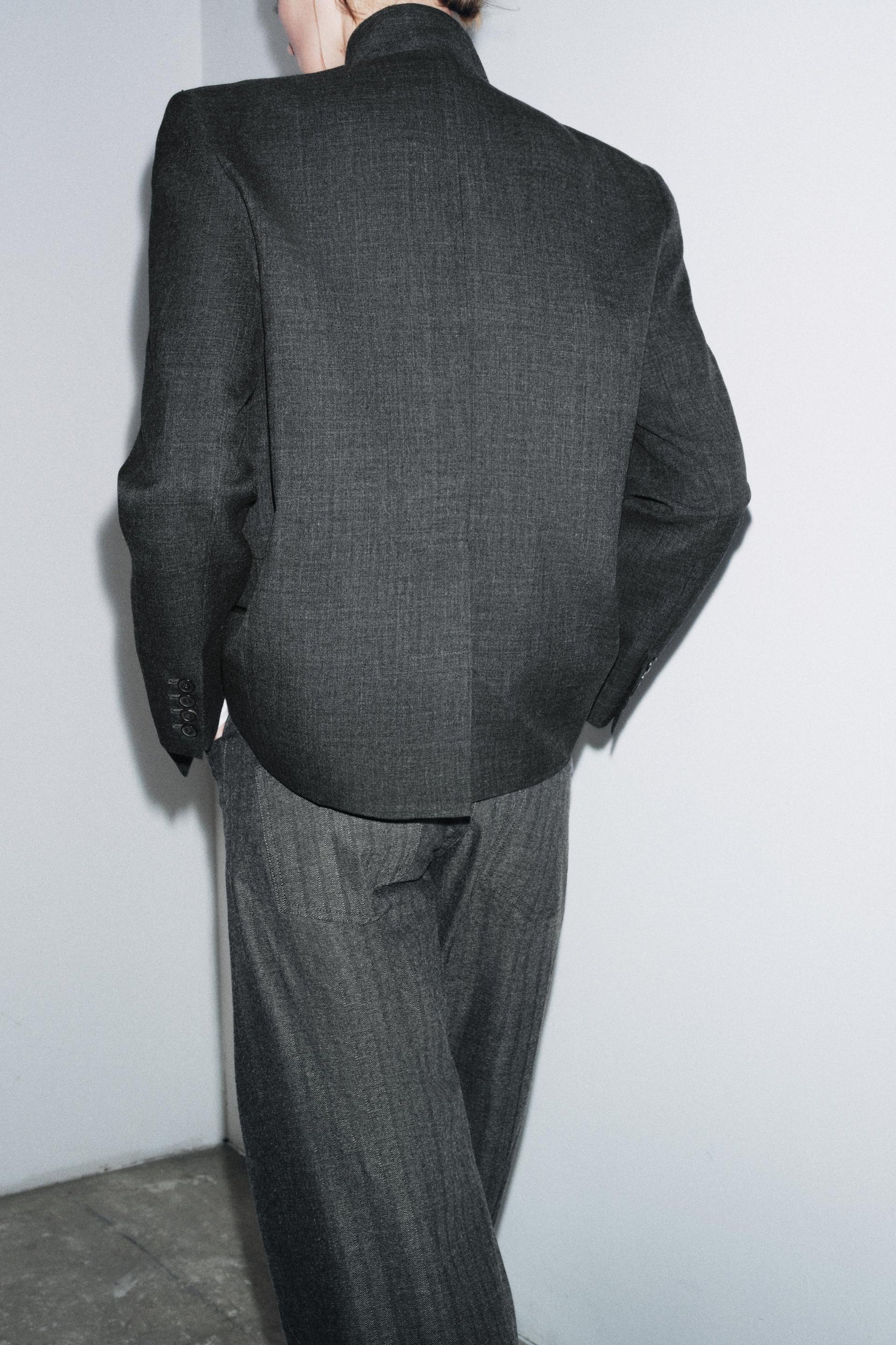 Striped Barrel Trousers