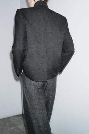 Striped Barrel Trousers