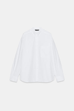 Poplin Shirt with Pocket