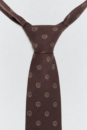 SILK - WOOL TWILL TIE SOSHIOTSUKI x - Image 4