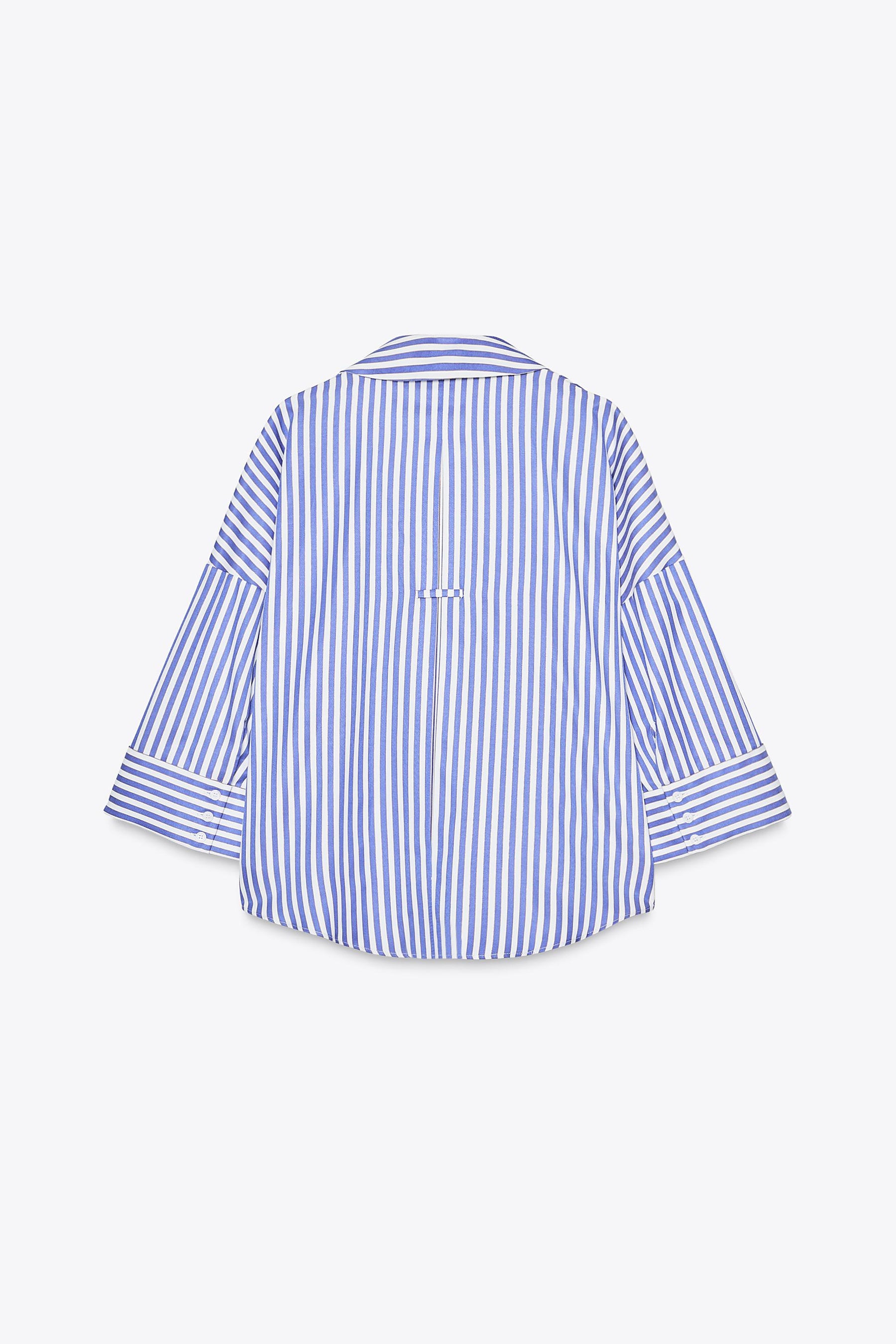 WIDE-SLEEVE POPLIN SHIRT