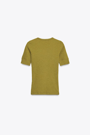 Rib Short Sleeve Shirt