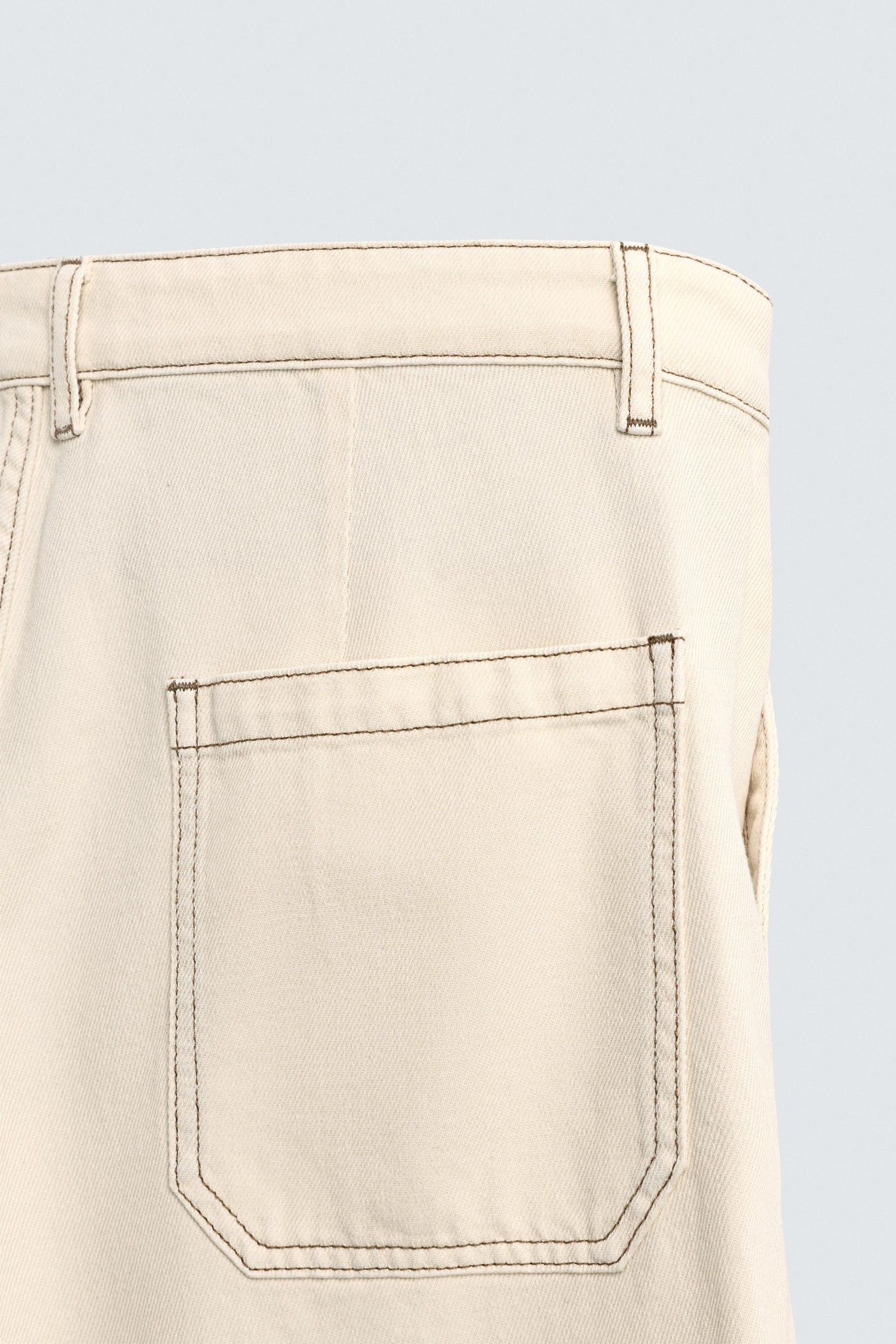 CONTRAST STITCHING TROUSERS - Image 9