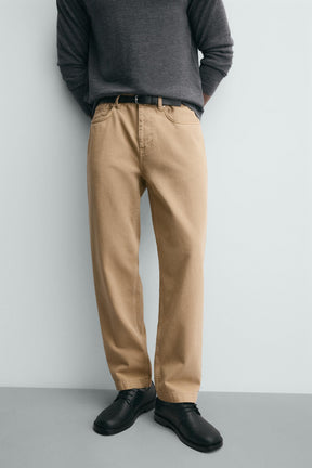 WASHED REGULAR FIT JEANS - Image 5