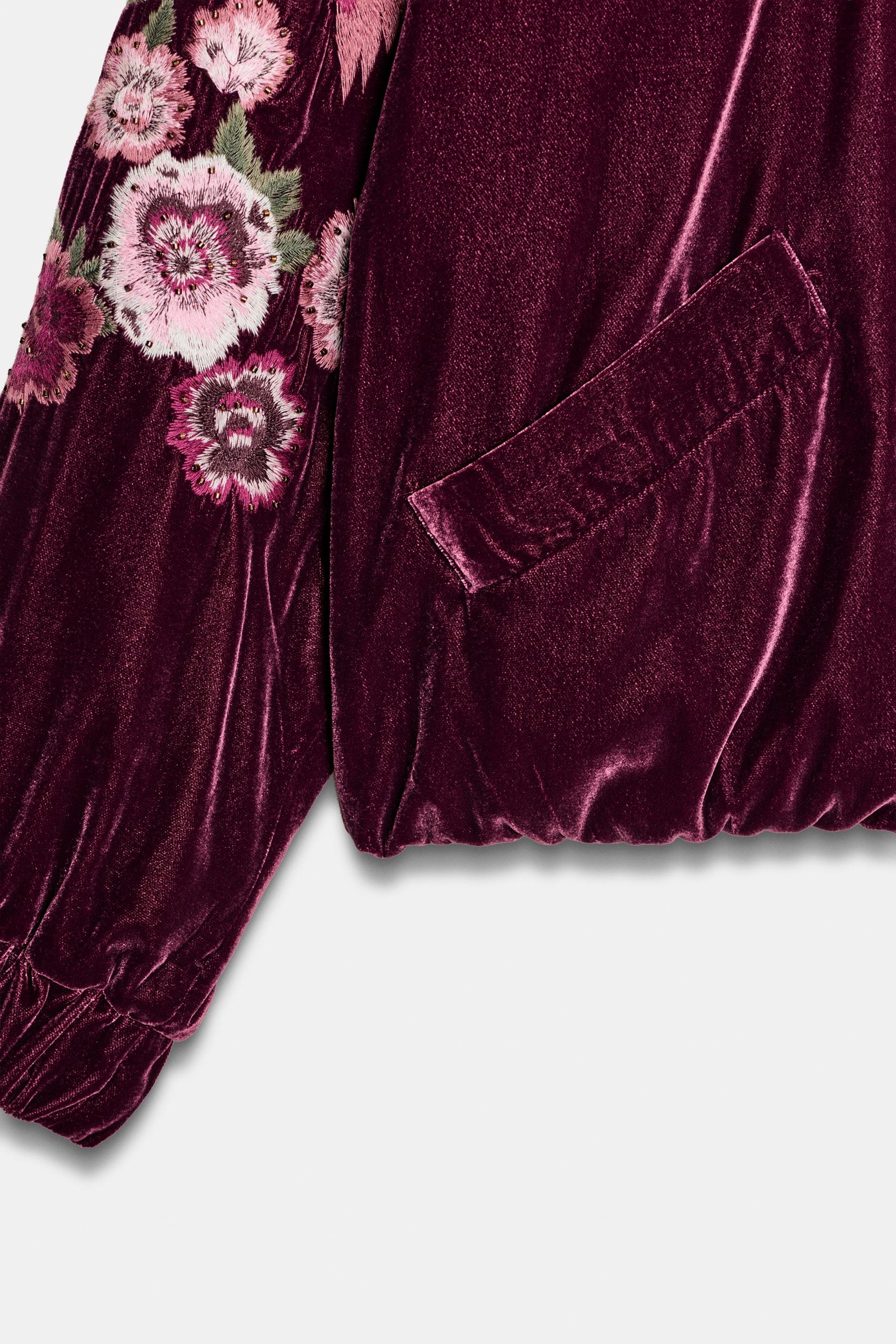 EMBROIDERED VELVET JACKET