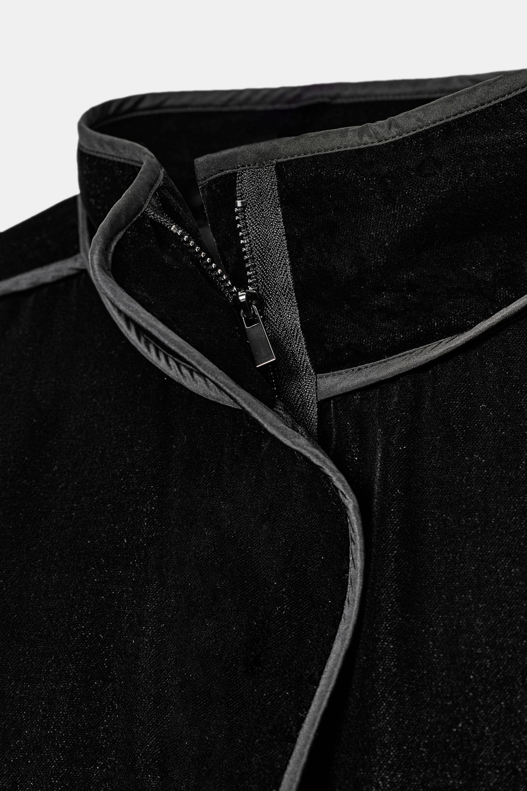 VELVET PUFFER JACKET