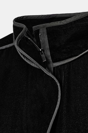 VELVET PUFFER JACKET