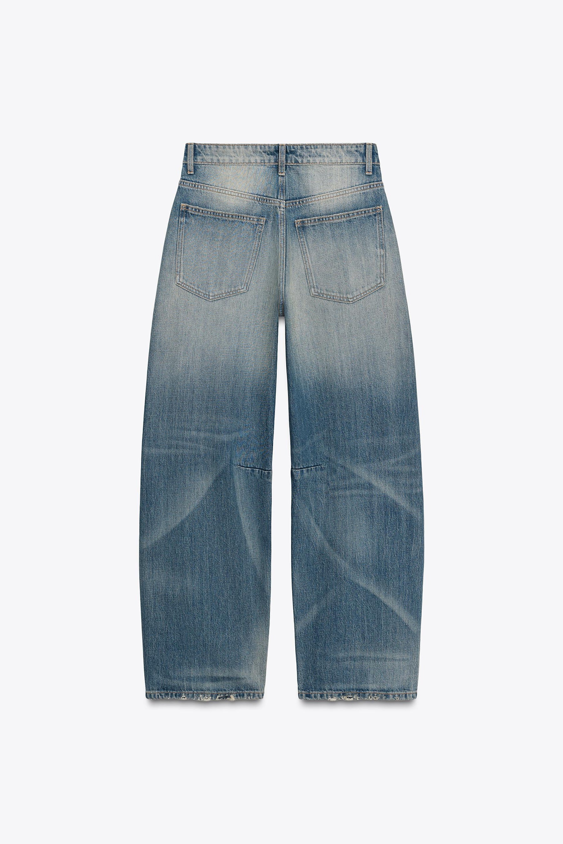 Mid-Waist Baggy Jeans