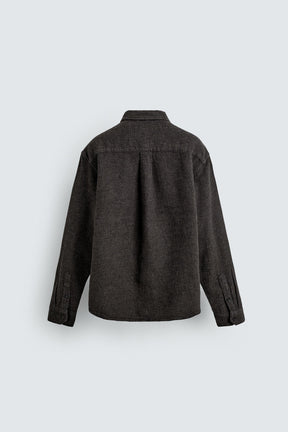 TEXTURED RELAXED FIT OVERSHIRT - Image 7