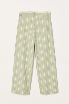 LIMITED EDITION STRIPED WIDE-LEG TROUSERS - Image 5