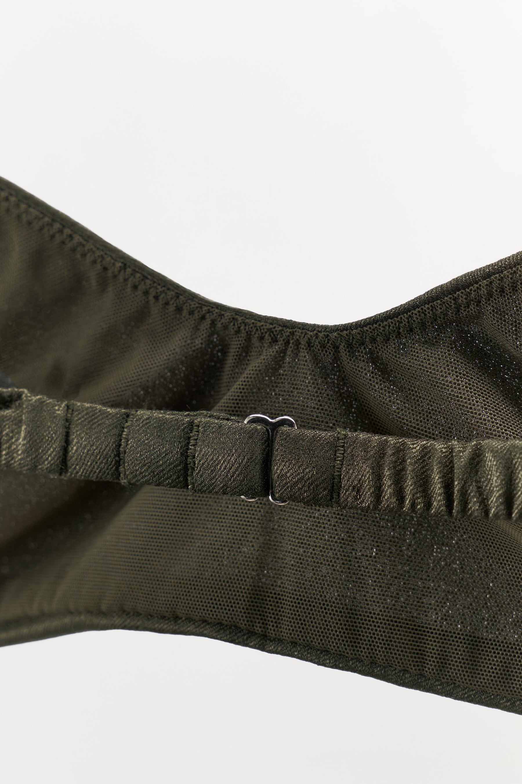 TEXTURED SILK BRALETTE