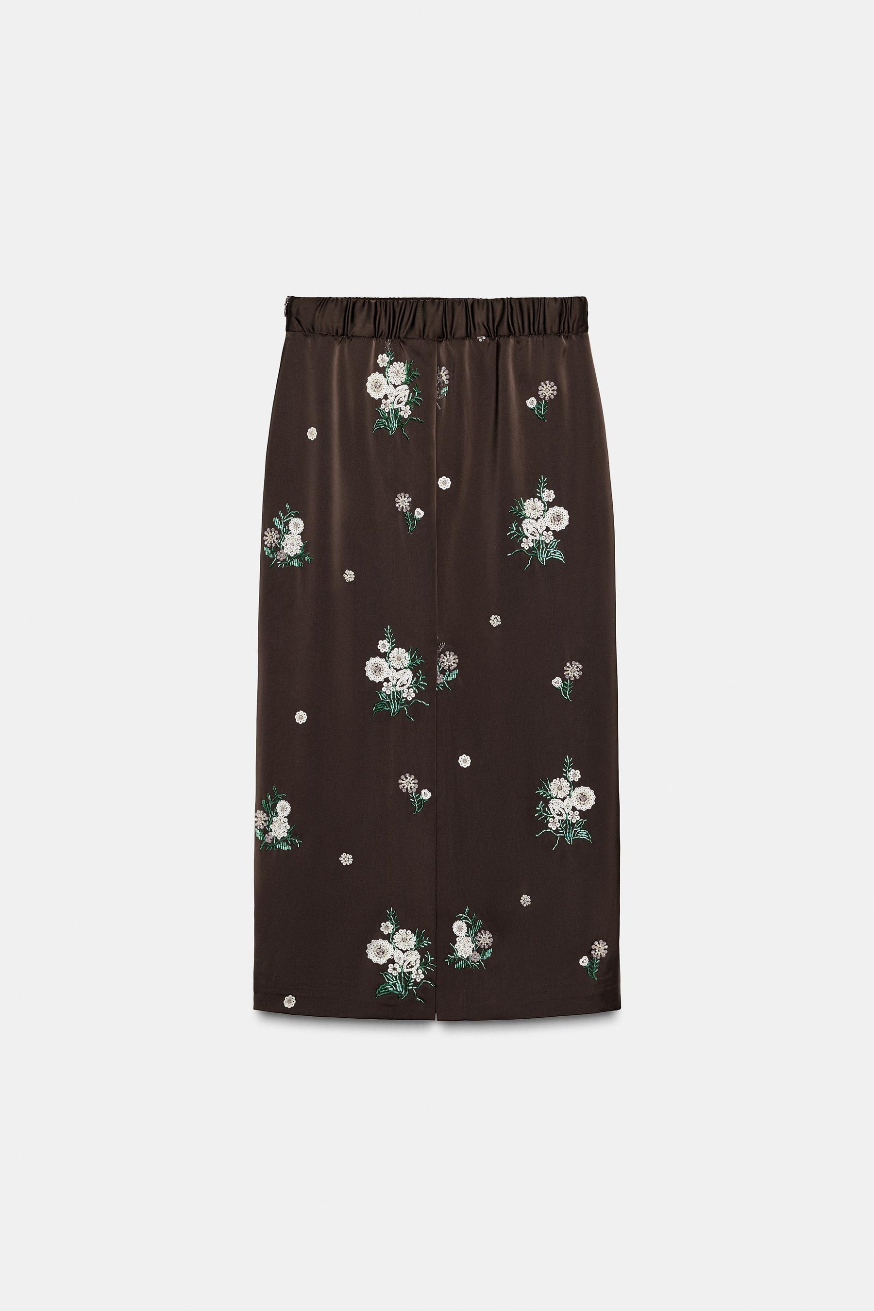 Sequin Embroidered Fashion Skirt