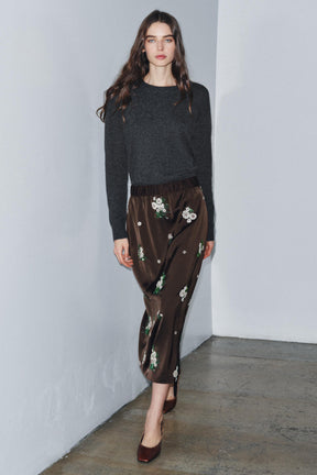 Sequin Embroidered Fashion Skirt