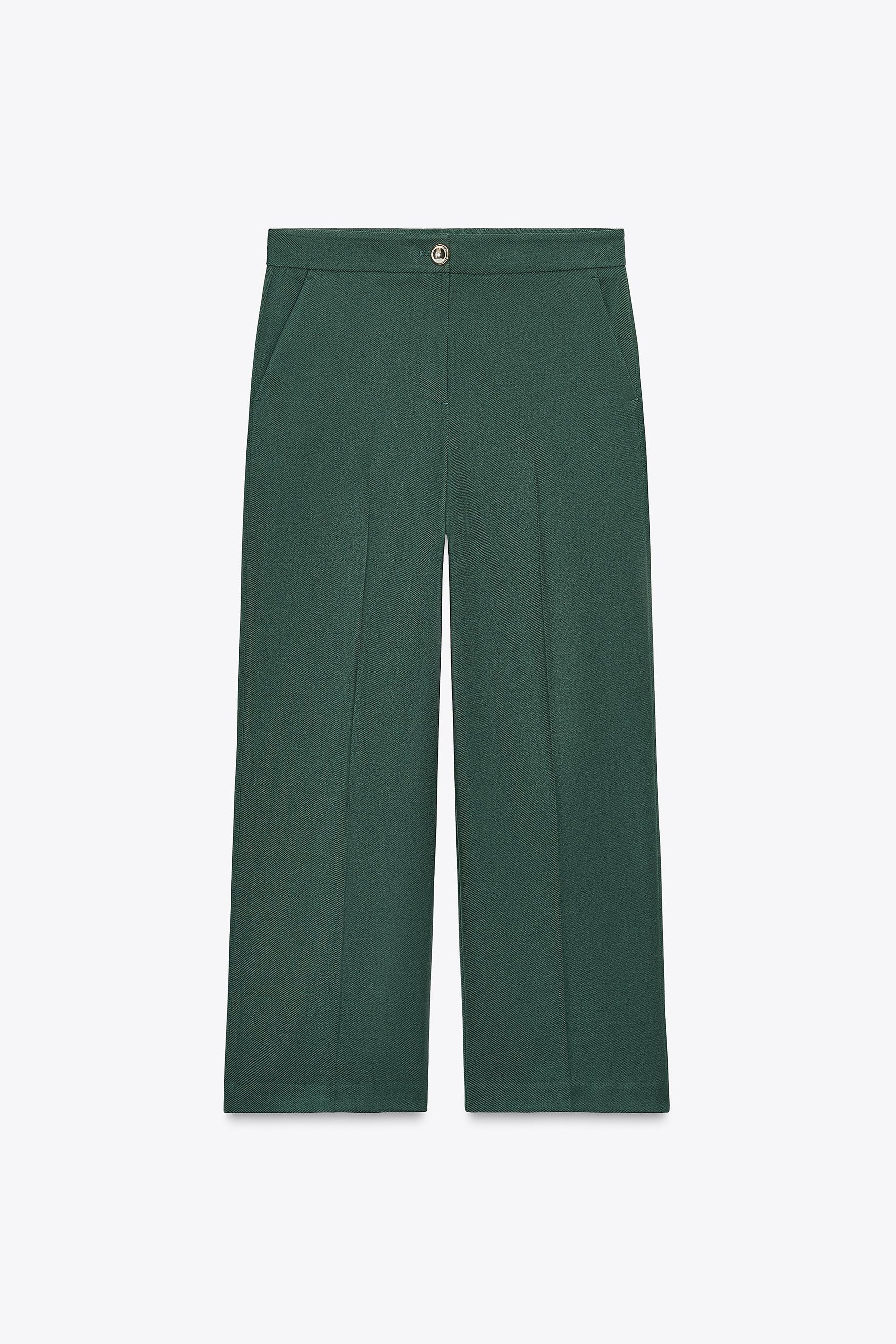 High-waist Culotte Trousers