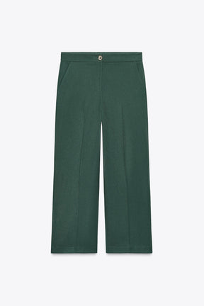 High-waist Culotte Trousers
