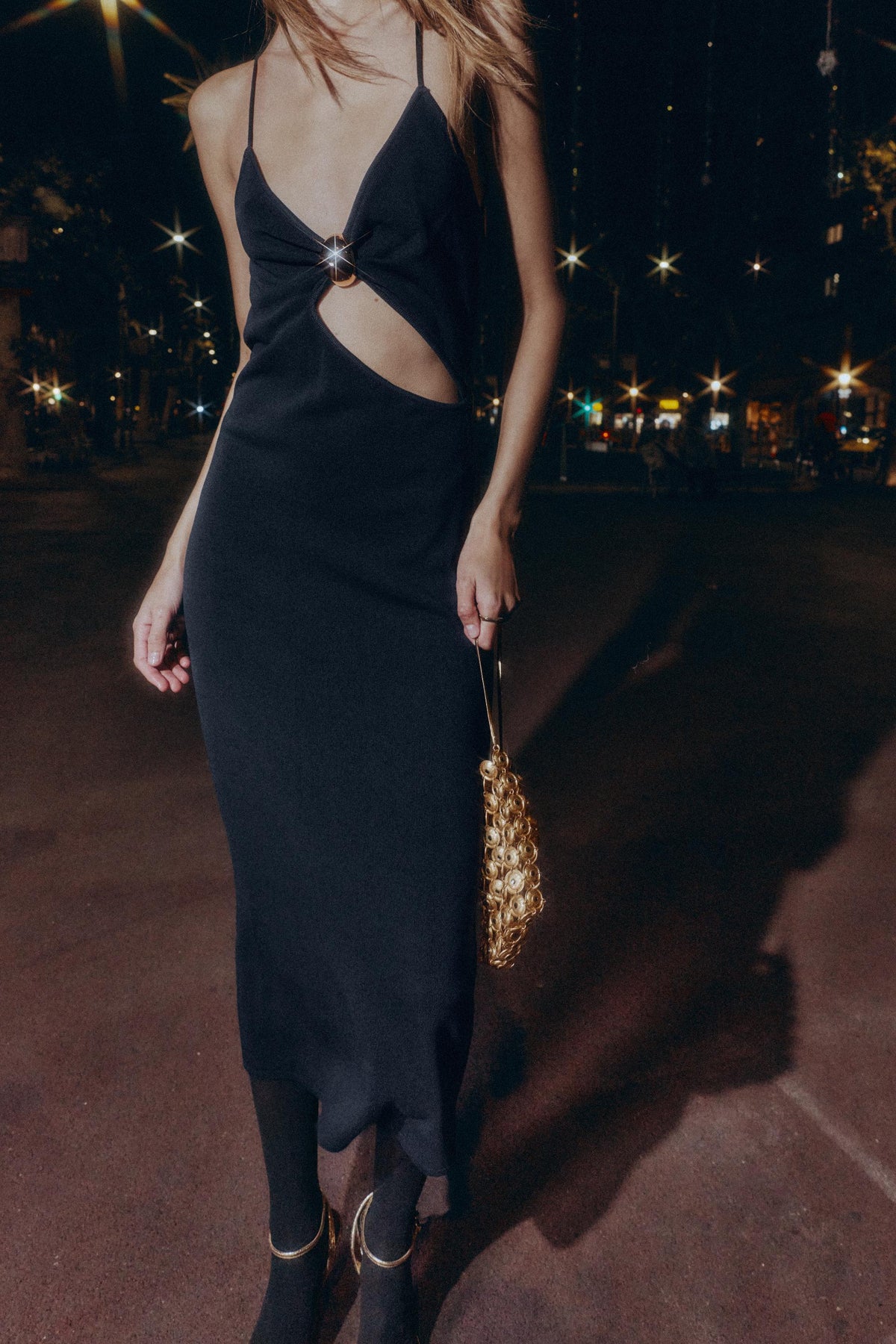 KNIT DRESS WITH CUT OUT DETAIL - Image 2