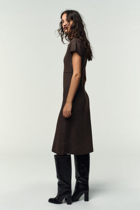 KNITTED MIDI DRESS - Image 3