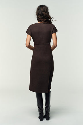 KNITTED MIDI DRESS - Image 5