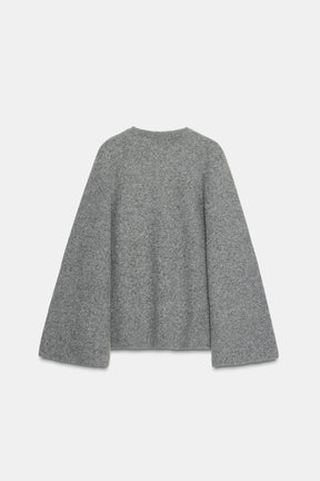 OPEN-SLEEVE CARDIGAN