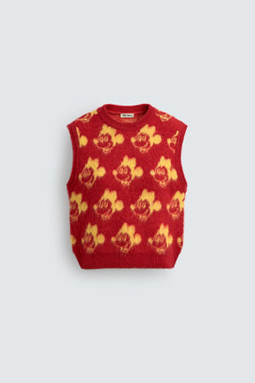 Mickey Brushed Knit Vest - Image 1