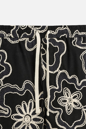 EMBOSSED EMBROIDERED BERMUDA SHORTS - Image 9