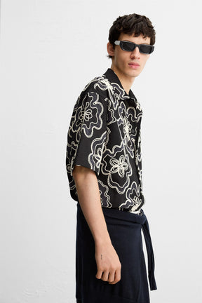 TEXTURED EMBROIDERY SHIRT - Image 5
