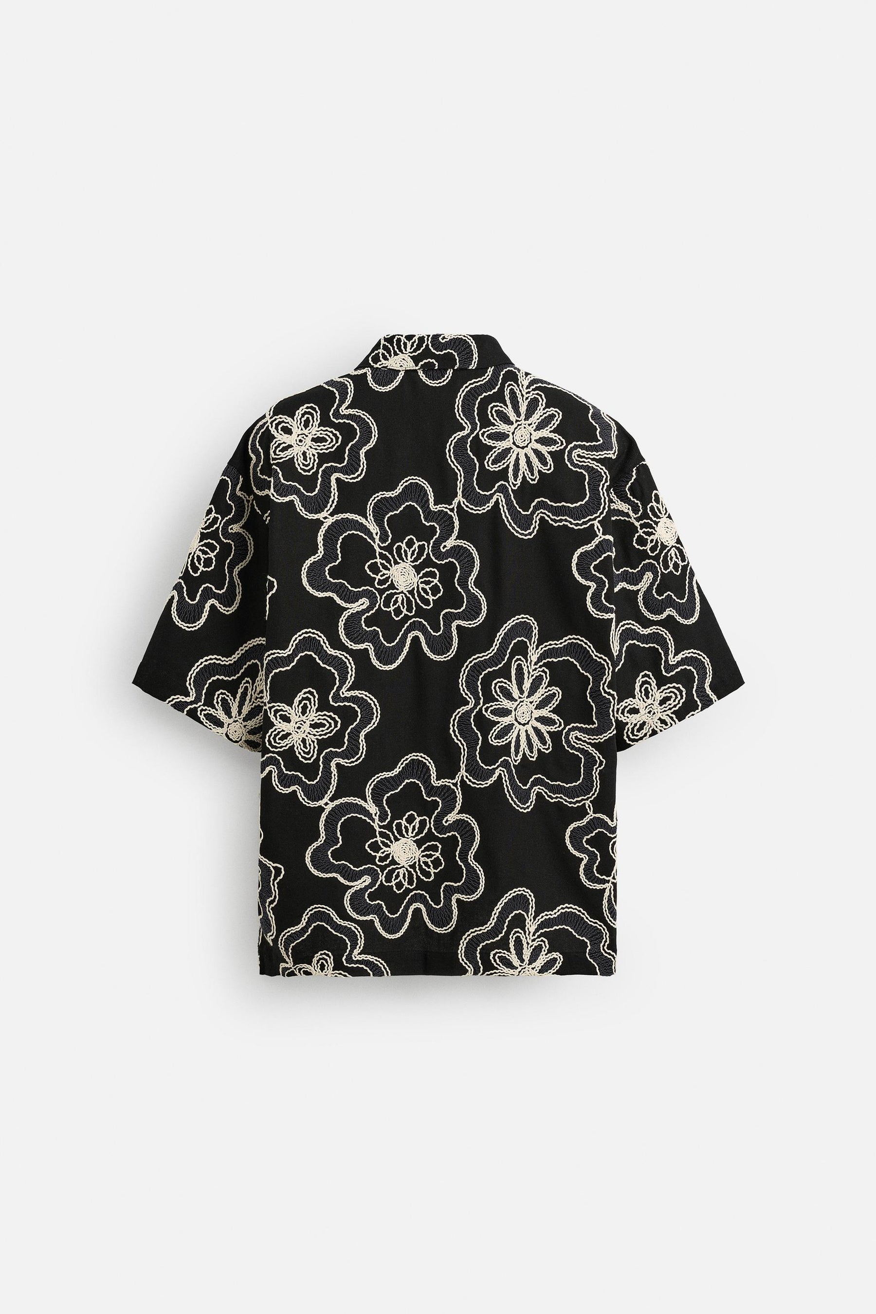 TEXTURED EMBROIDERY SHIRT - Image 7