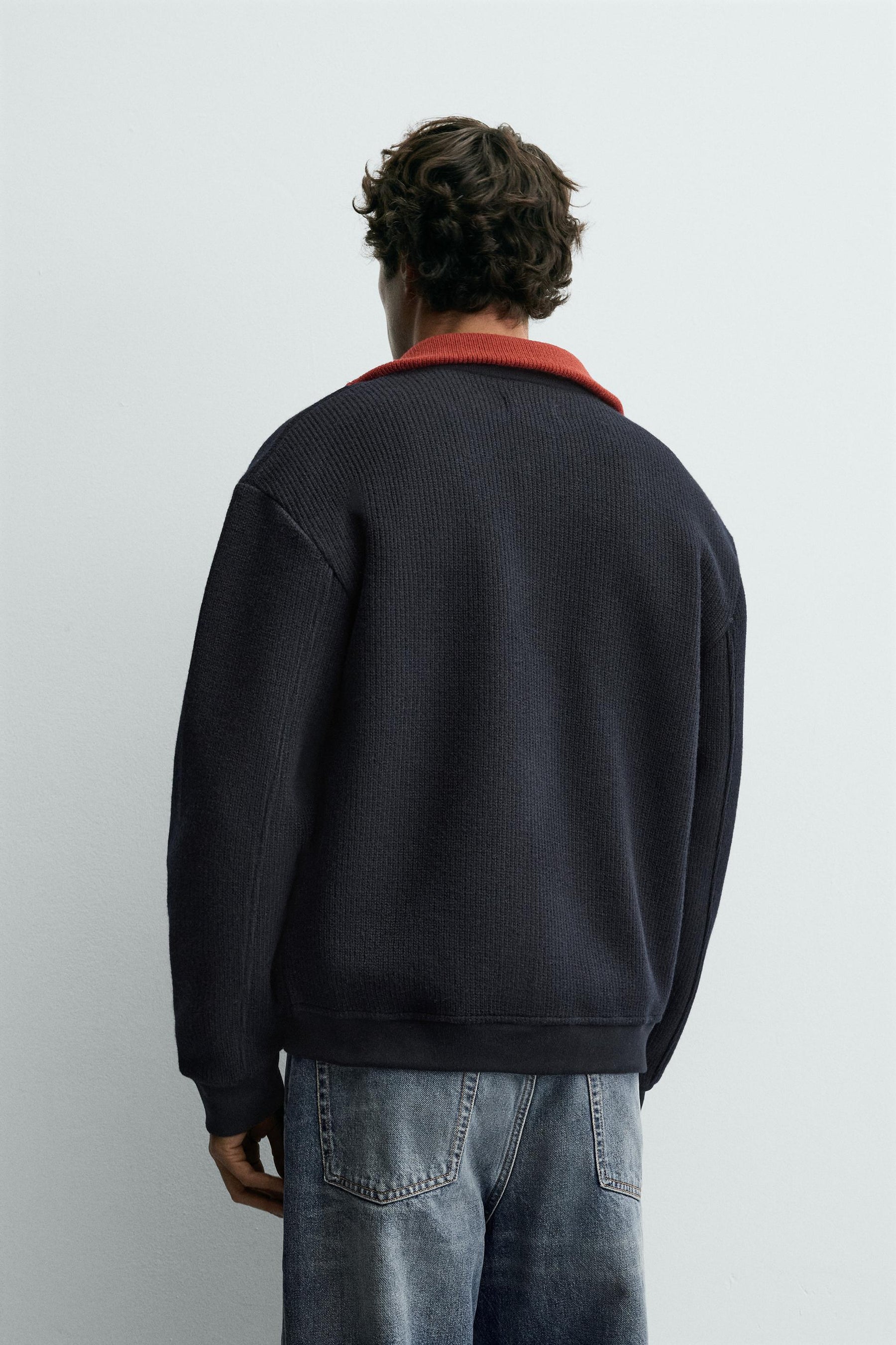 RIBBED BOMBER JACKET - Image 3