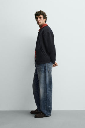 RIBBED BOMBER JACKET - Image 4