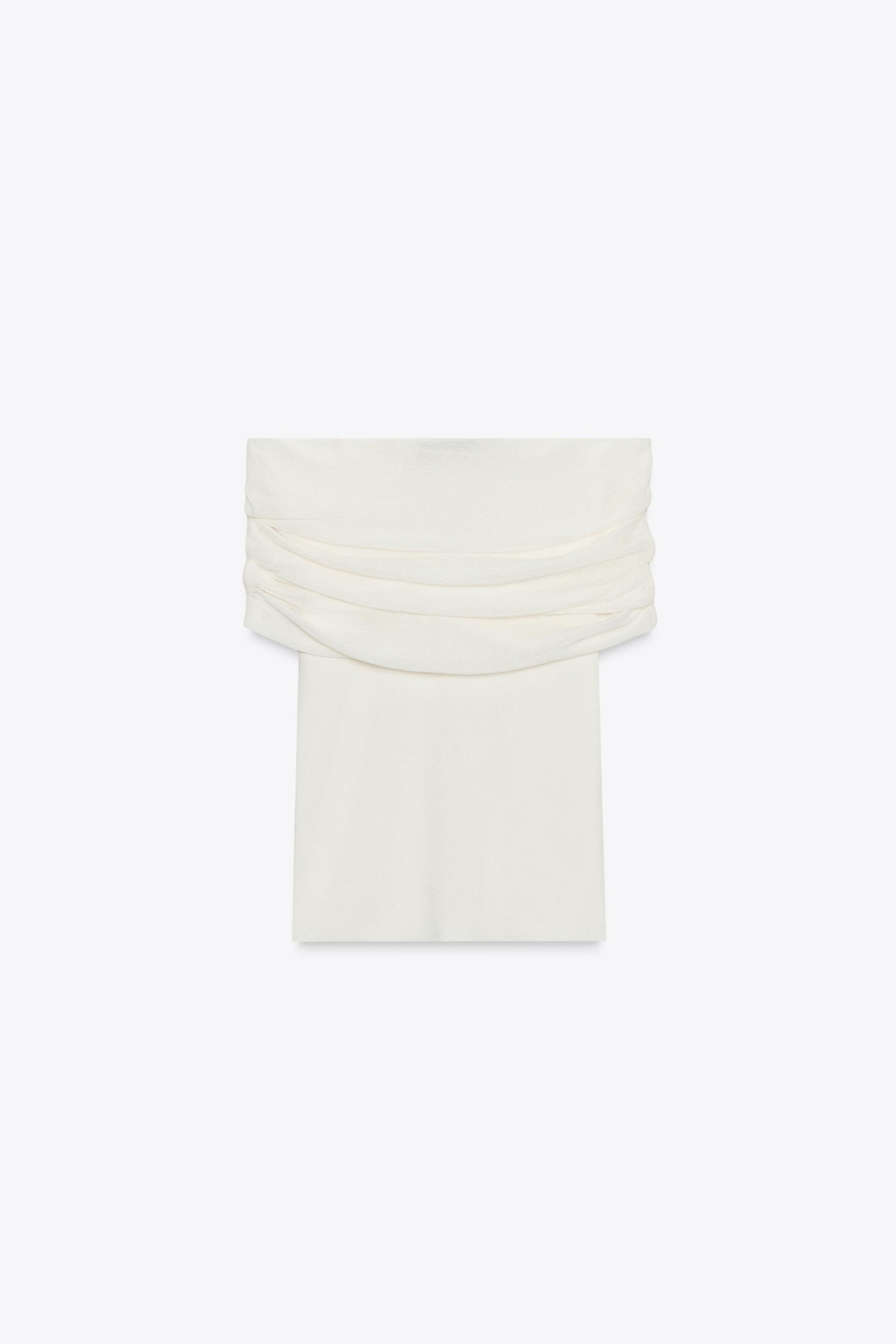 OFF-THE-SHOULDER KNIT TOP - Image 4