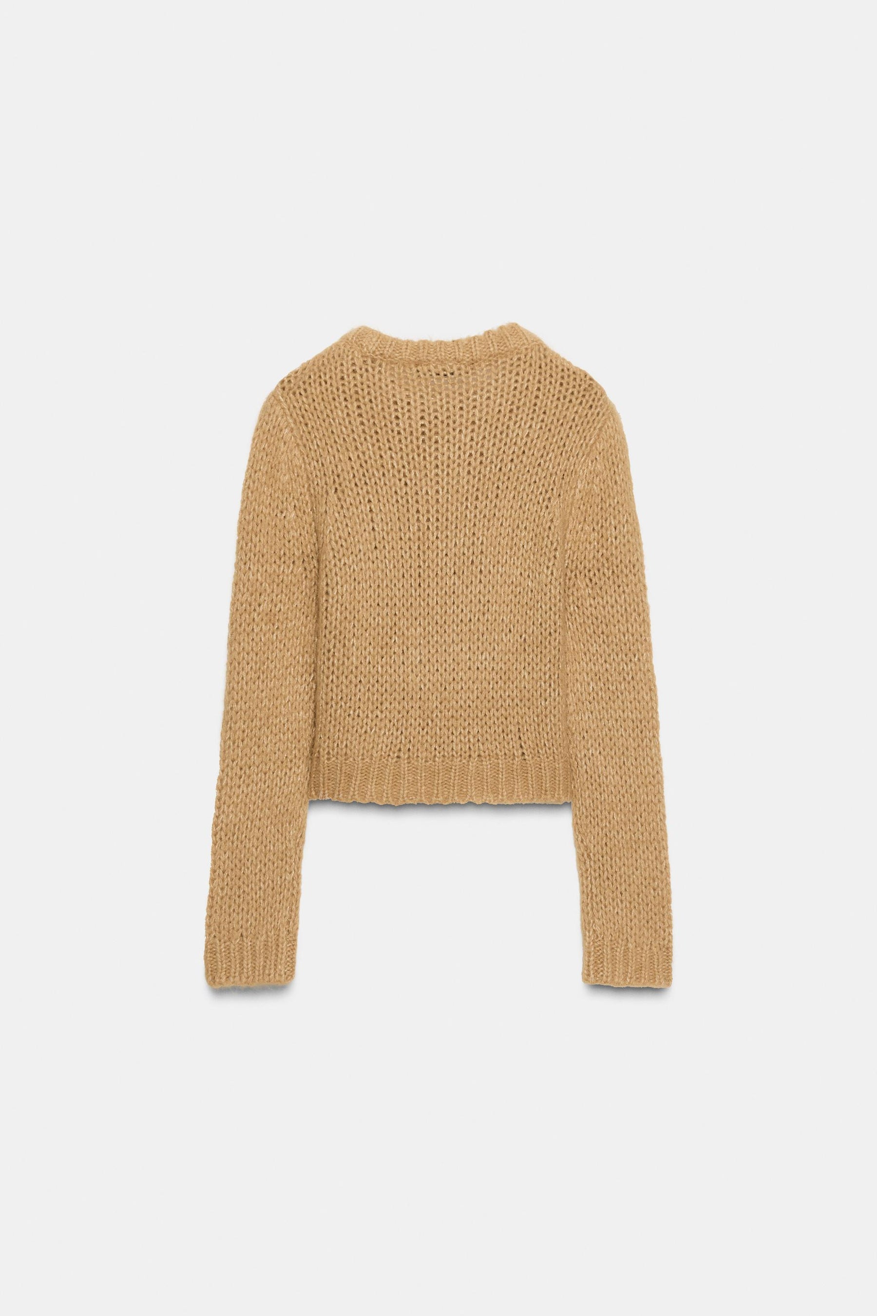 BRUSHED EFFECT KNIT JUMPER - Image 4