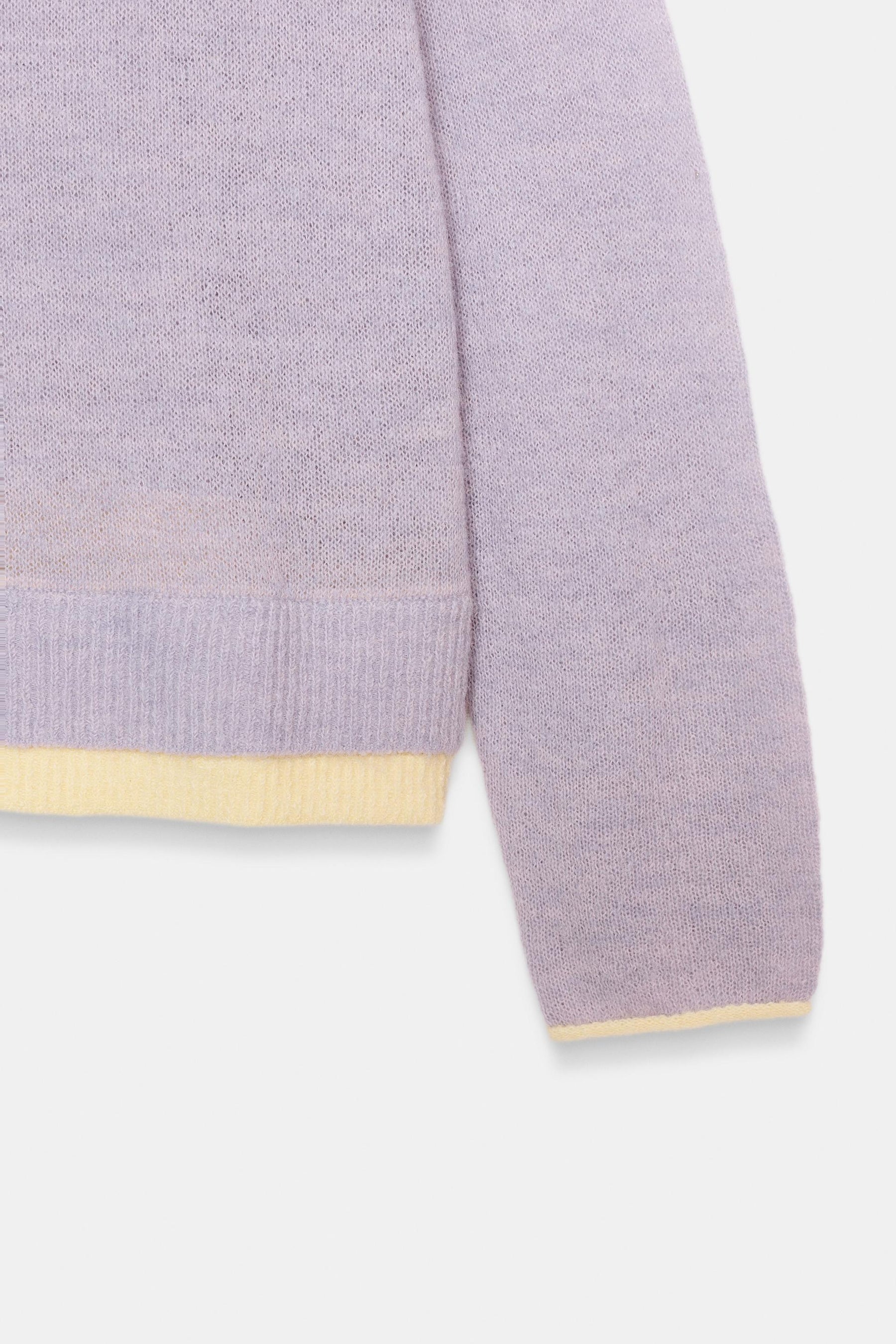 KNIT JUMPER WITH TRIMS