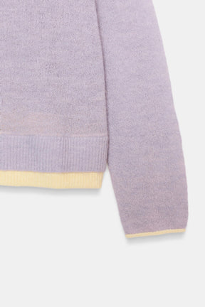 KNIT JUMPER WITH TRIMS