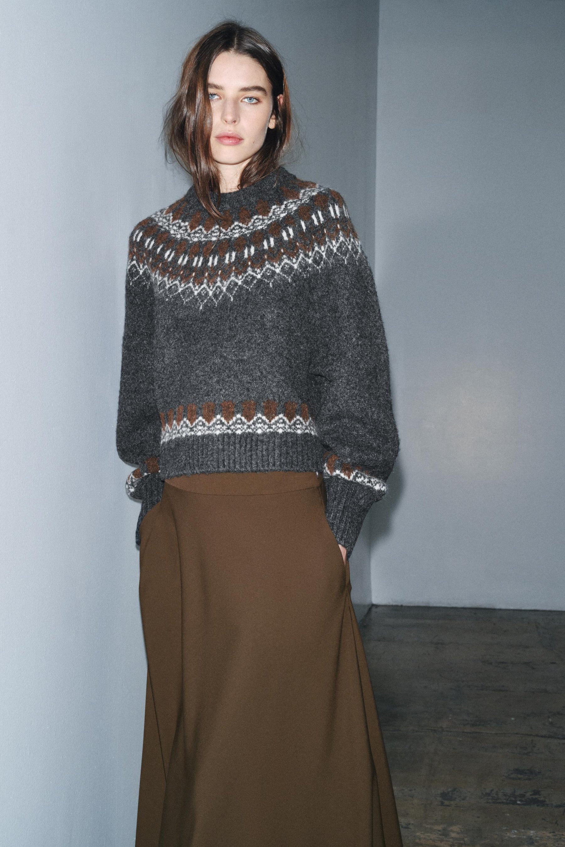 Jacquard Knit Jumper