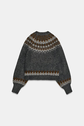 Jacquard Knit Jumper