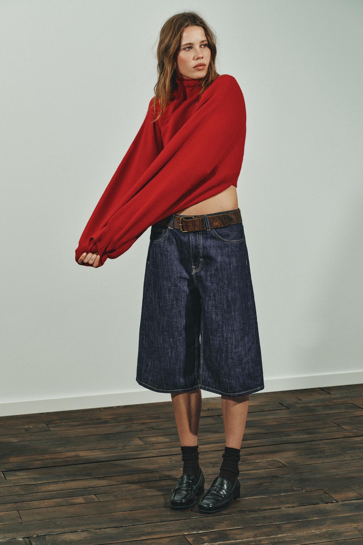 KNIT JUMPER WITH WIDE SLEEVES - Image 1