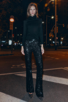 WOOL CROSSOVER JUMPER