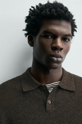 Wool Blend Polo