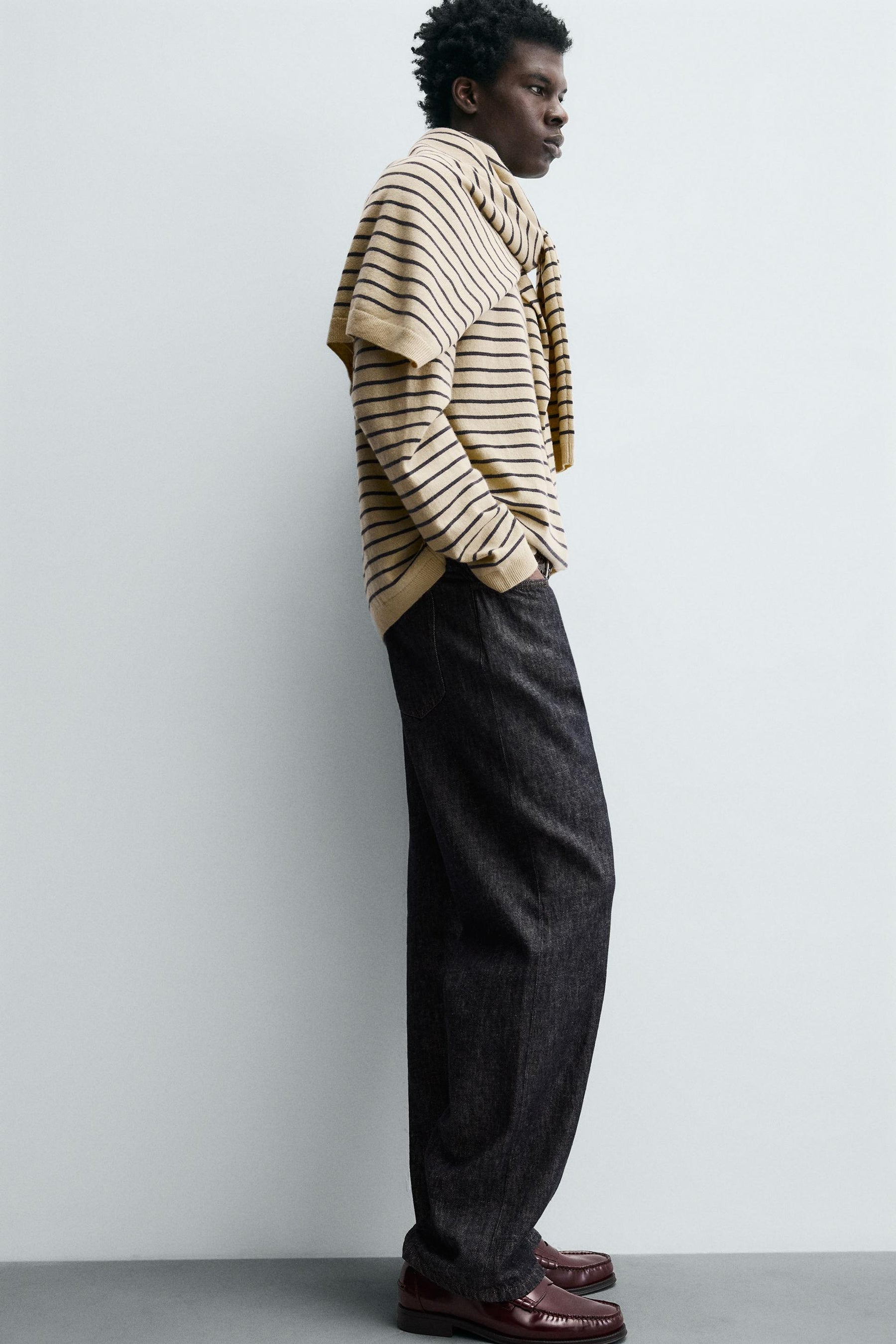 STRIPED WOOL BLEND JUMPER - Image 6