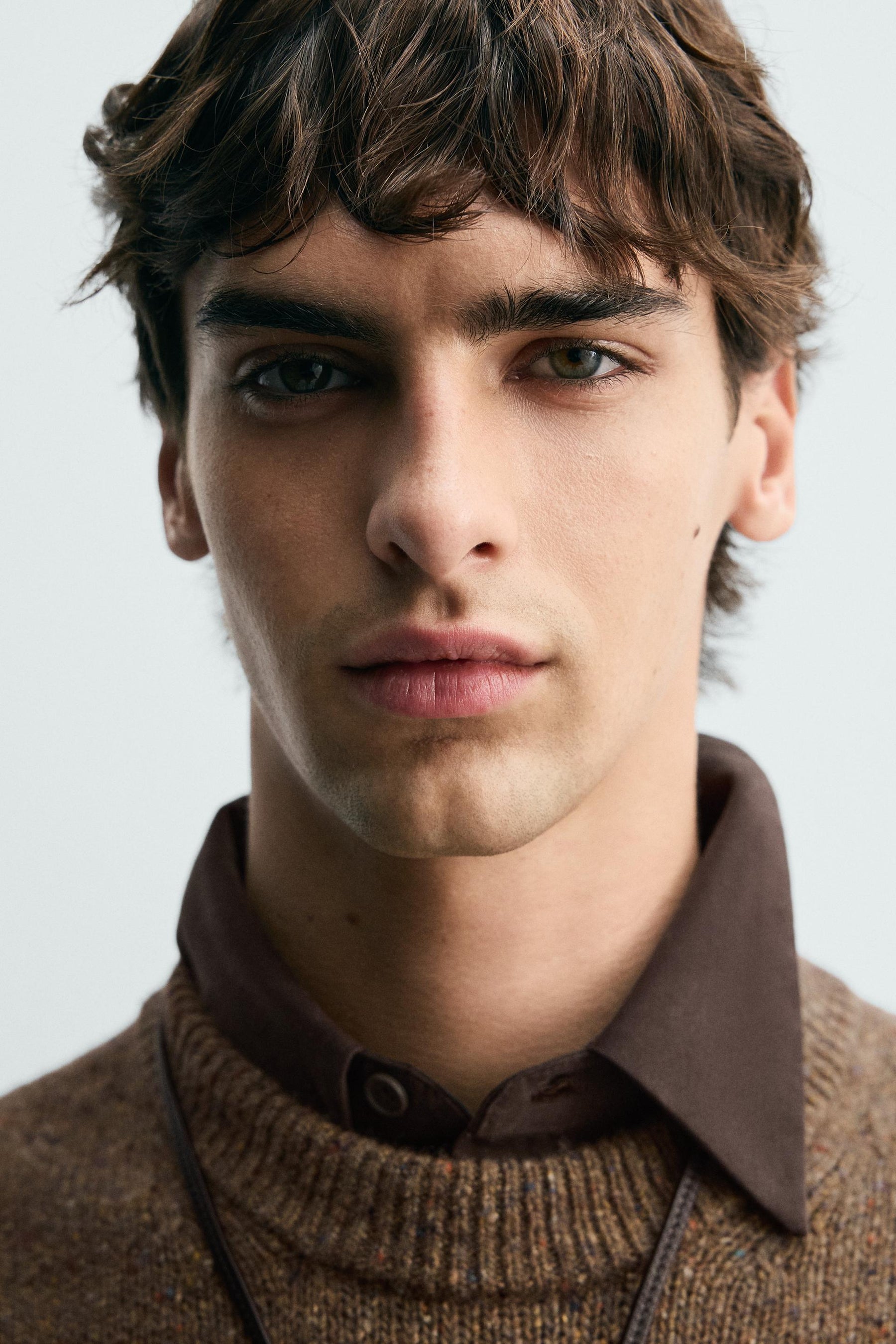 Buttoned Wool Pullover