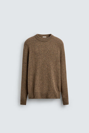 Buttoned Wool Pullover
