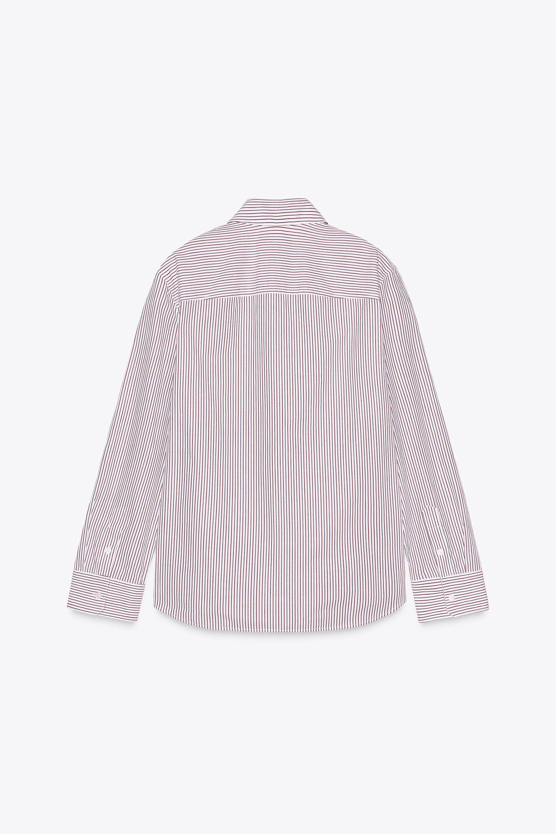 Striped Poplin Shirt