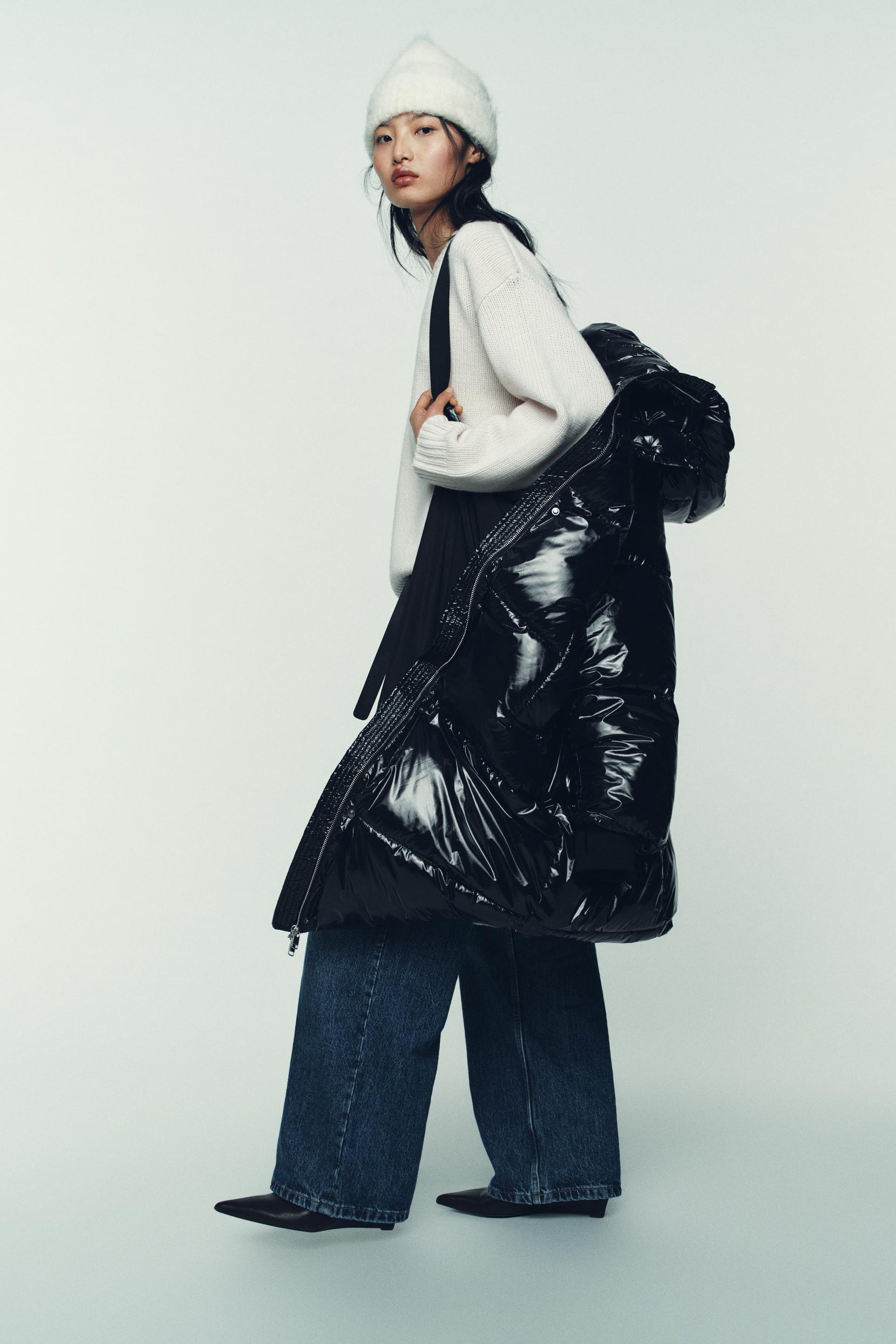 LONG SHINY ANORAK - Image 4