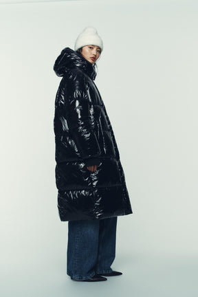 LONG SHINY ANORAK - Image 5