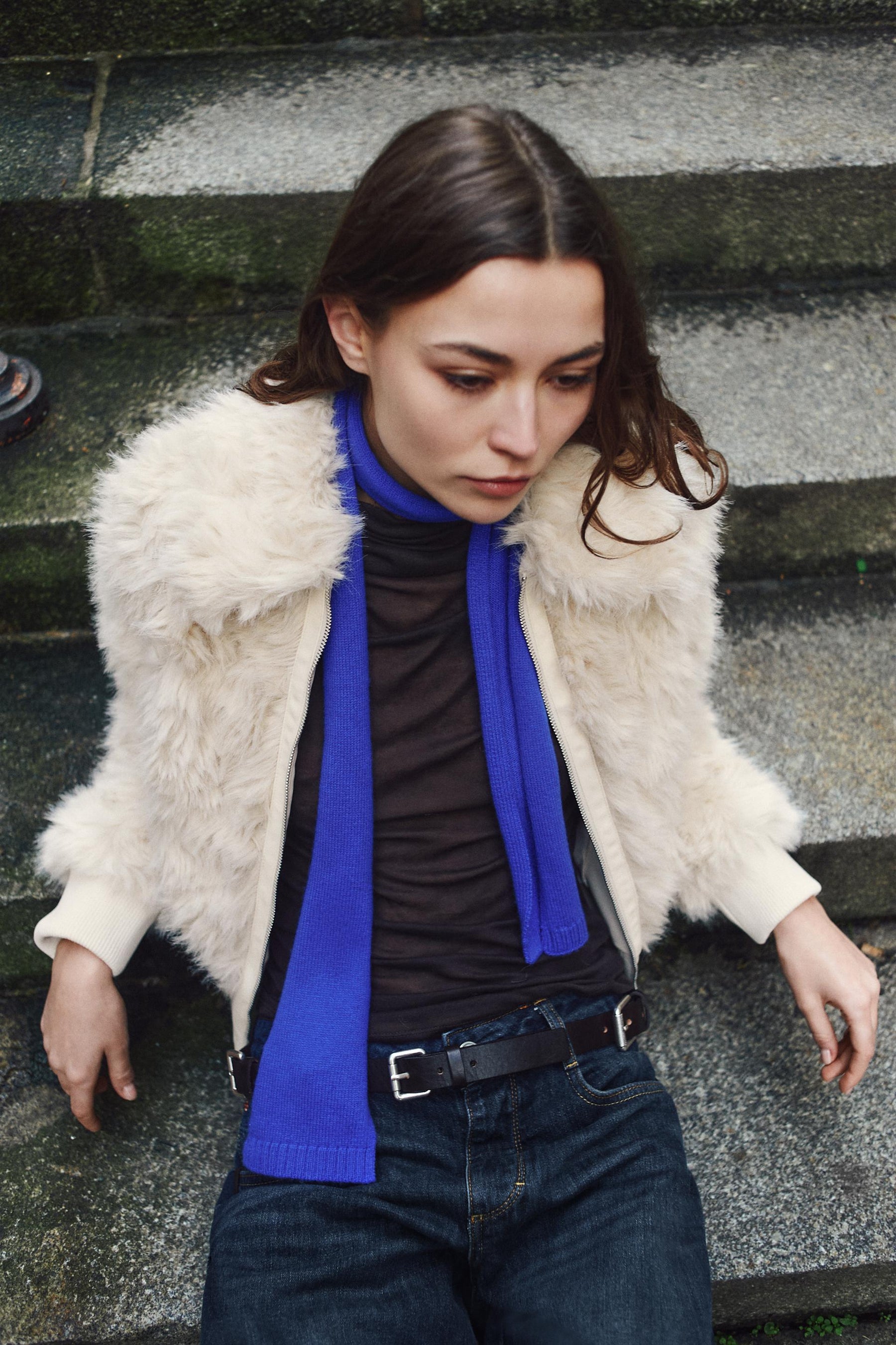 Faux Fur Bomber Jacket