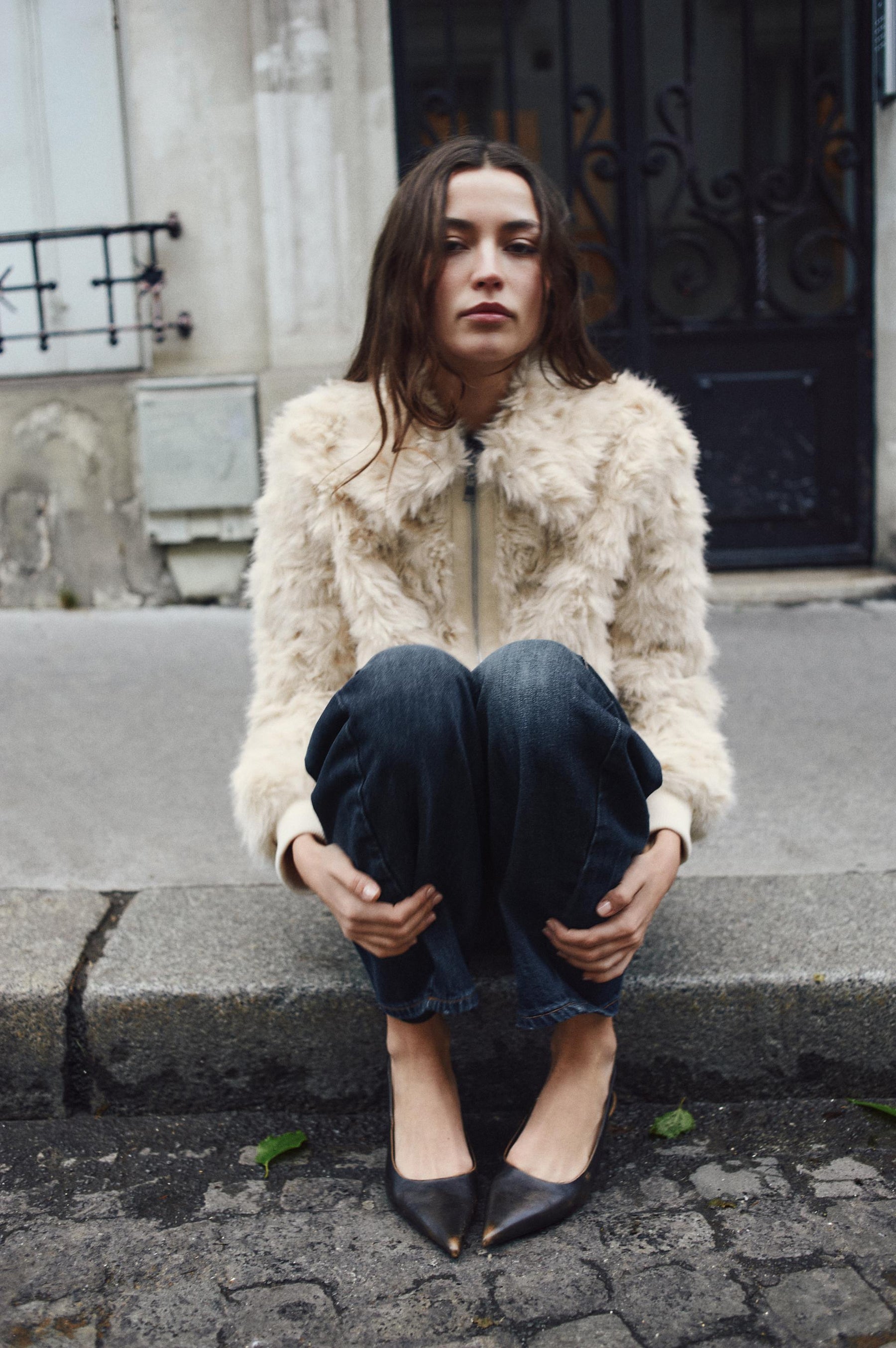 Faux Fur Bomber Jacket