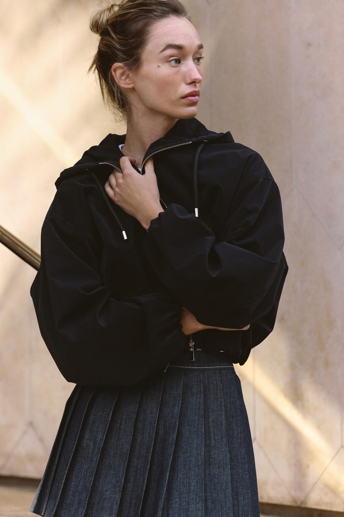 RUBBERISED HOODED JACKET - Image 2